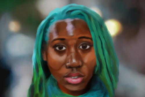 bioluminator:digital portrait study!  I’m really happy with how...