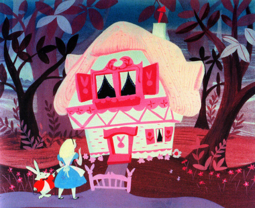 kingdomofanimation:Mary Blair, Whimsical Alice in Wonderland...