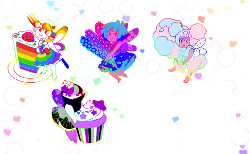 Dessert Fairy Pride enamel pins are up for...