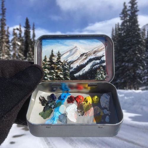 culturenlifestyle:Stunning Miniature Landscape Paintings on...