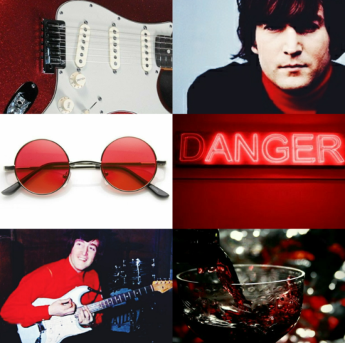 littlewalrus:moodboard: The Beatles + red