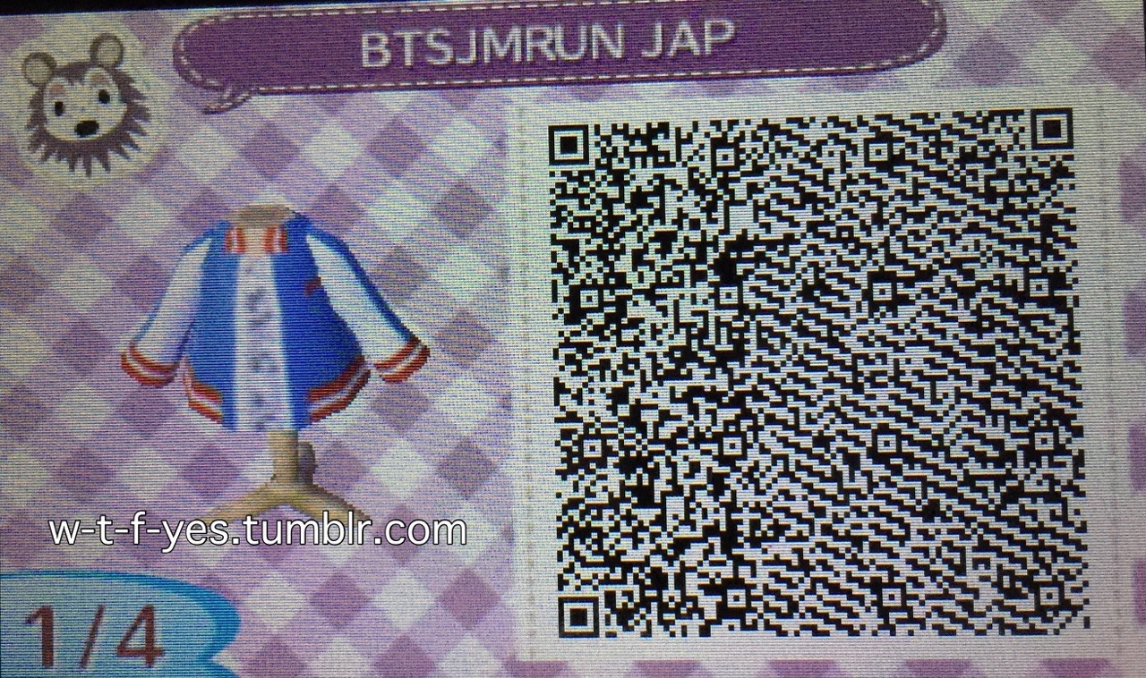 wtf bts — Another BTS ACNL qr code. This is from the...