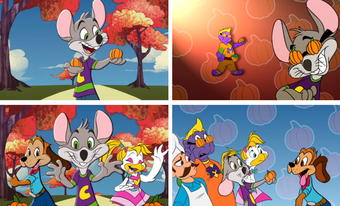 Chuck E Cheese Pumpkins In My Pocket Animatronic Explosion!