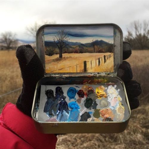 culturenlifestyle:Stunning Miniature Landscape Paintings on...