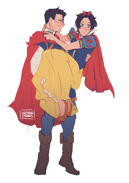 lightningstrikes-art:Tim Drake as Snow White (I’m sorry)