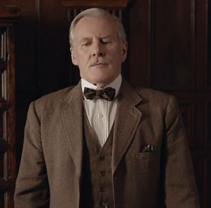 David Robb as Dr. Richard Clarkson in Downton...