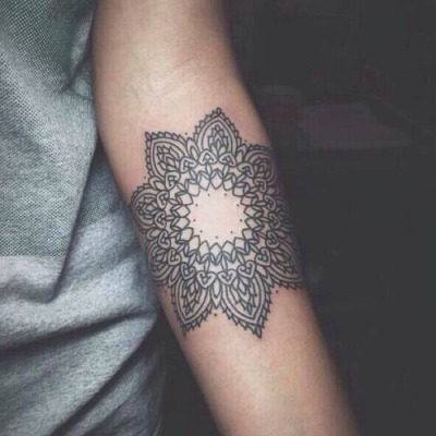 flower tattoo hippie