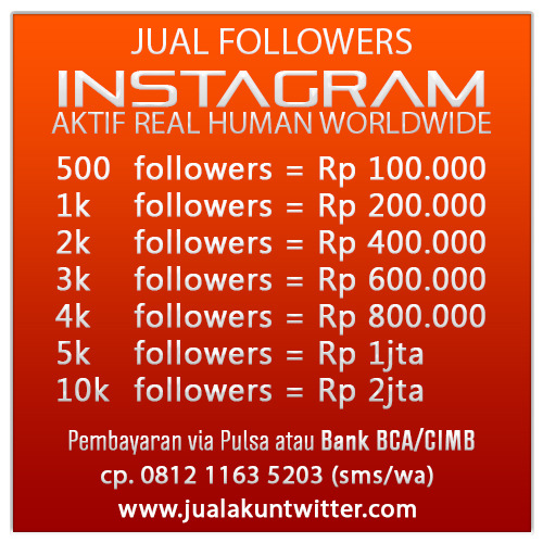 Jual Akun Twitter — Jual Followers Instagram Jasa ... - 500 x 500 jpeg 136kB