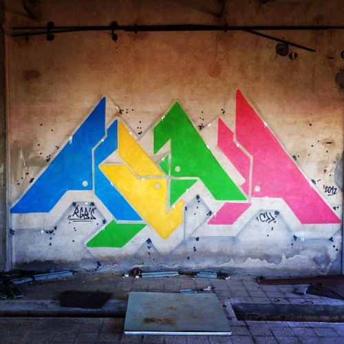 caporgb:Where are my outlines?!? #graffiti #capo #abandoned...