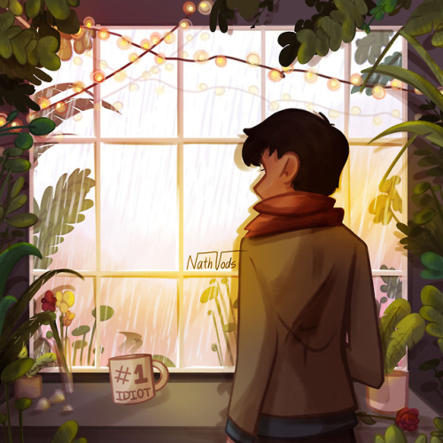 nathvods:i read a fic where he made plants grow just by standing...