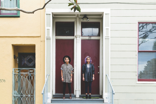 tran-twins:My twin and I roaming Mission, SF.Photo Credit:...