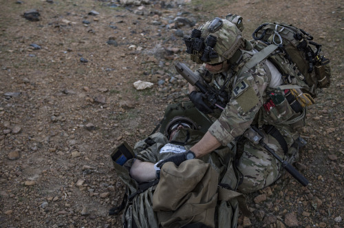 militaryarmament:U.S. Air Force pararescuemen, assigned to the...