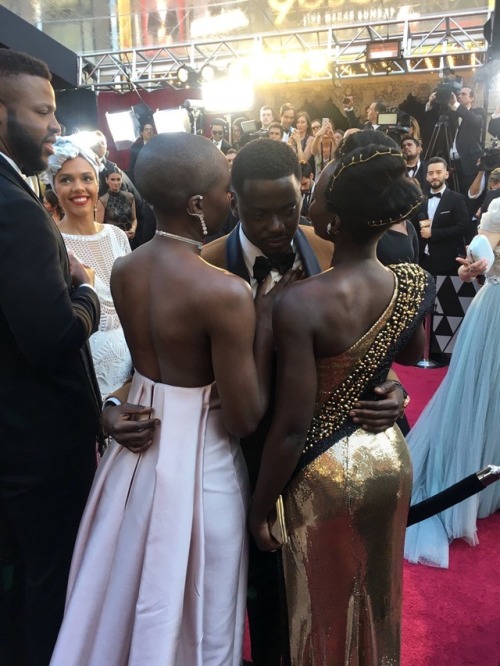 thewalkingdead-hq:Lupita Nyong'o, Winston Duke and Danai Gurira...