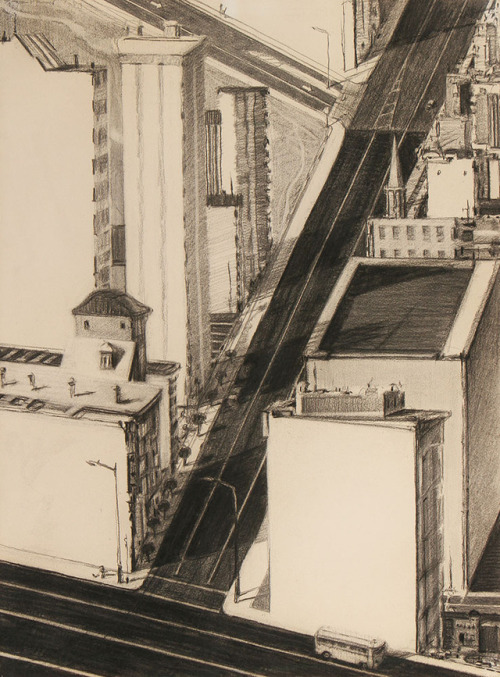 (via Wayne Thiebaud, Draftsman  | The Morgan Library &...