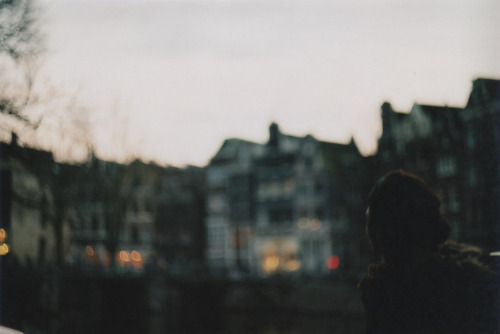 35mm 35mm film 3M amesterdam architecture building film holland lights person shadow twilight winter phoyography indie zenit zenit 3m aesthetic grunge 35mm photography city street
