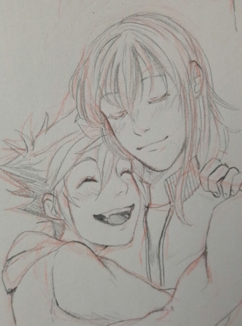 vani-e:I wanted to draw the boyfriends hugging !!