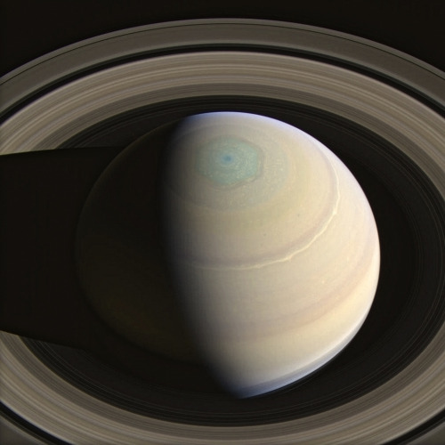 spaceexp:Northern View of Saturn Source: Lights In The Dark