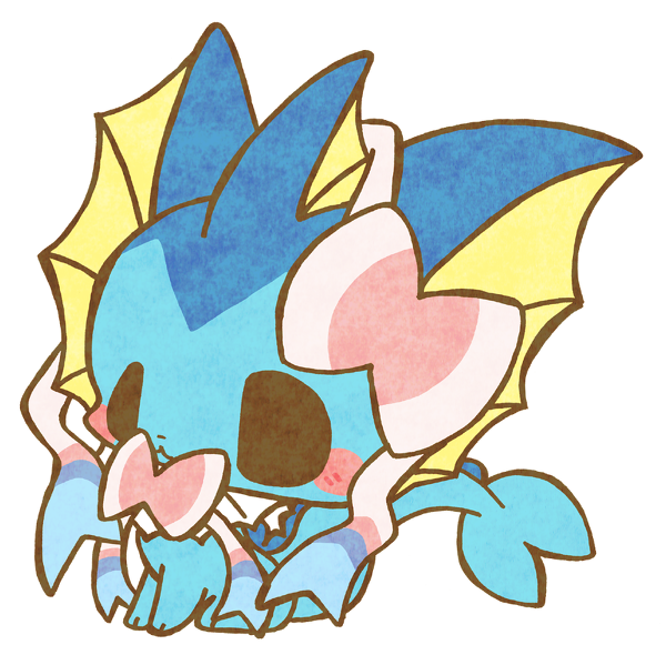 vaporeon sitting