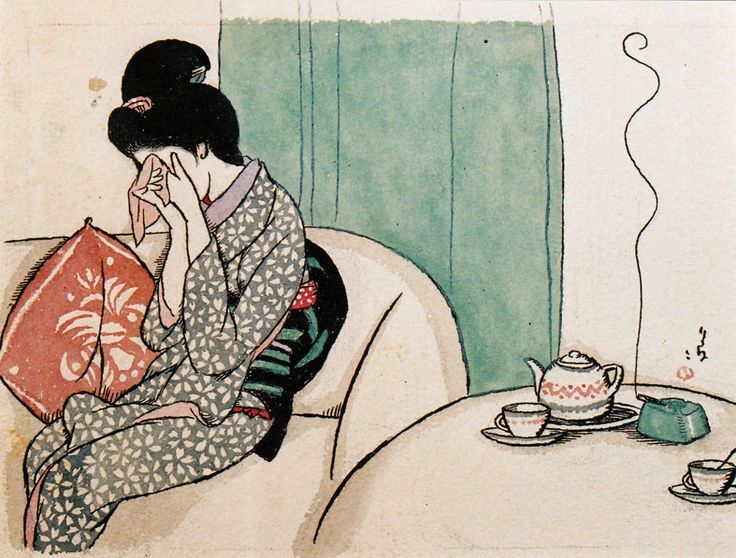 nobrashfestivity:
“  Yumeji Takehisa 1910-20
Yumeji Takehisa was a Japanese poet and painter. He also painted in the Nihonga style.
”