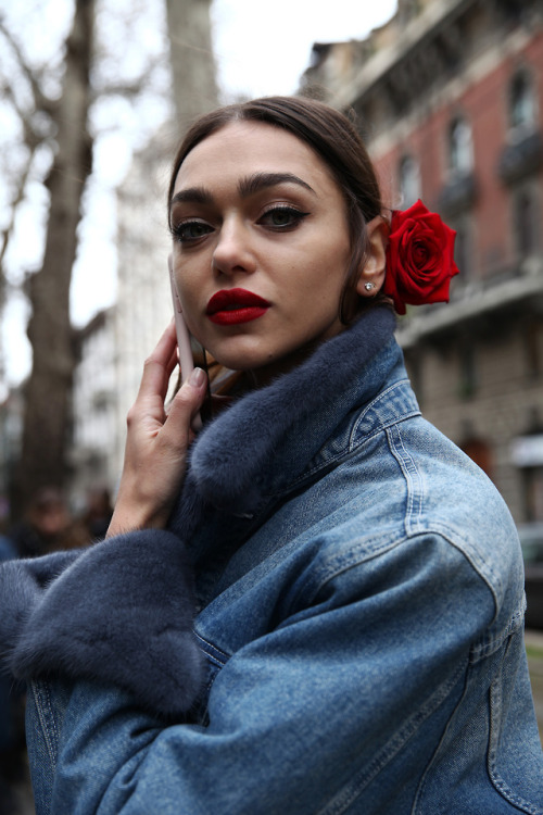 milan fashion week mfw Models Off Duty modelsoffduty street style blog street style women street style borntobefreeblog