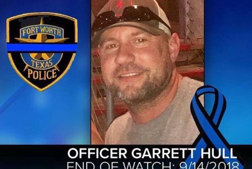 Our hearts go out to the friends and family of officer Hull, we...