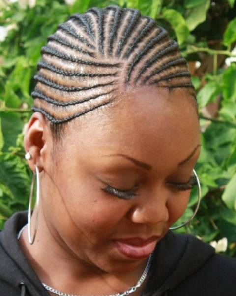 Celebrities Photos Cornrow Hairstyles For Short Natural Hair