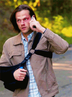 it almost reminded me of his flawless S8 hair. which is very important. sam winchester mygifs spn* sam* reichenbach* hair*