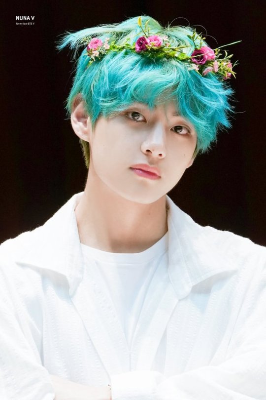 Taehyung Blue Hair Tumblr