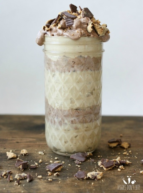 sweetoothgirl:Raw Peanut Butter Cup Parfait