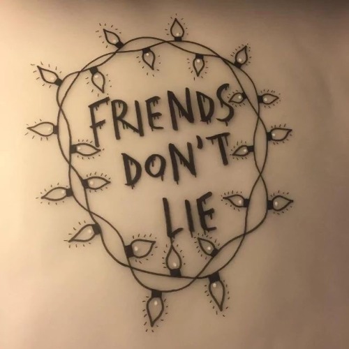 stranger things tattoo drawings tumblr tattoos font eleven geeky lie friends don