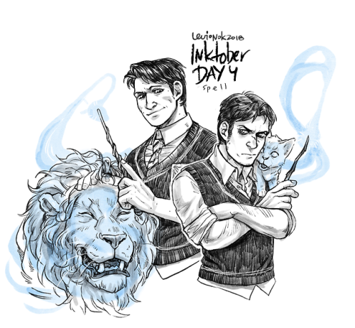 levionok:Day 4: Spell | HarryPotter!AU — Is that the only...