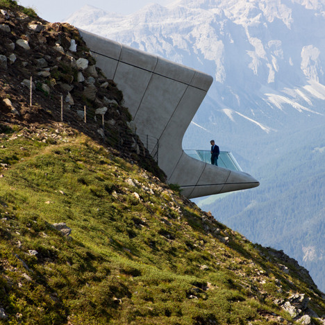 architorturedsouls:Messner Mountain Museum Corones / Zaha Hadid...