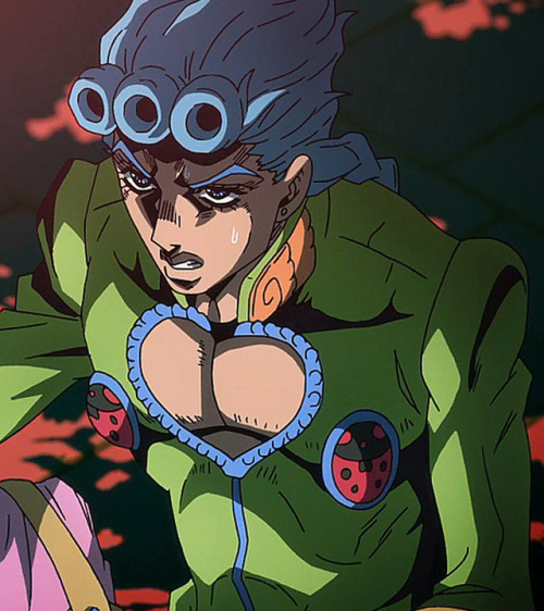 highdio:Blue-haired alt Giorno, anime/manga.