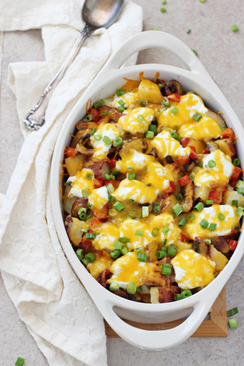 guardians-of-the-food:Twice Baked Potato Casserole