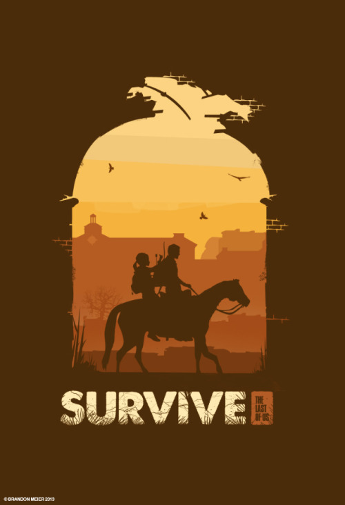 agnolas:Minimalist ‘The Last of Us’ Posters by BrandonMeier