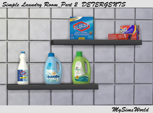 mysimworld:Simple Laundry Room… Detergents…Single Laundry room...