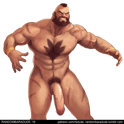 randombaradude:Hi!Here’s daddy Zangief for you. Speedo version...