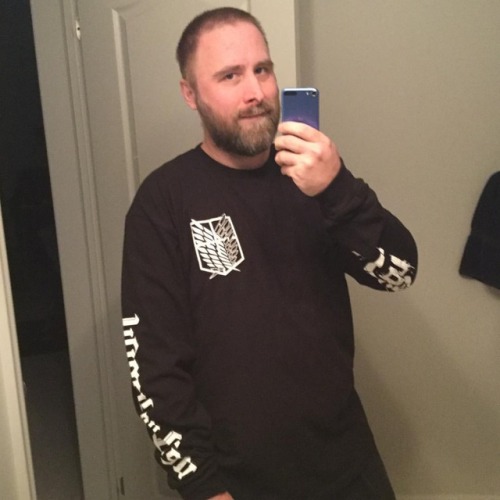 I went out and bought me a super nerdy shirt. #me #selfie...