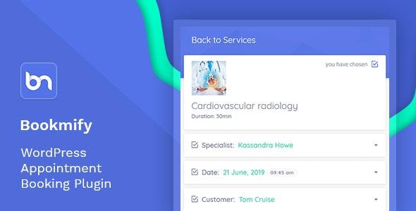 Bookmify v1.2.9 - Appointment Booking WordPress Plugin Nulled