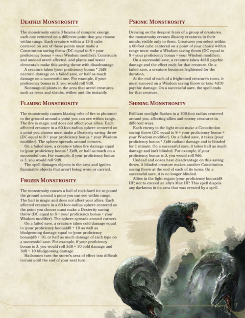 brewskis-dnd-homebrewery:Summoner ClassThe Summoner class is...