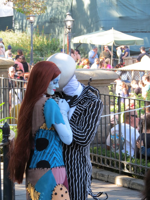 hardysmom:Jack and Sally at Disneyland 10/18/14 photos by me