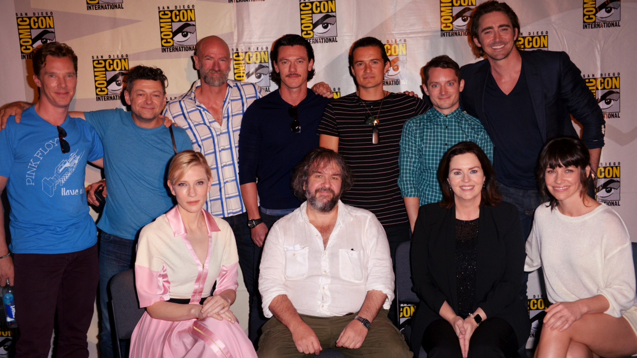 The Hobbit • Hobbit Cast Group Shots Sdcc 2014 8477