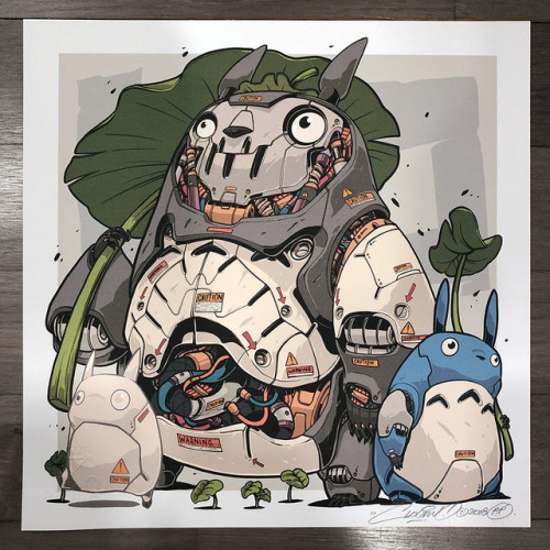 pixalry:Mechasoul Totoro Illustration - Created by Clog...