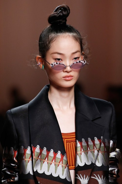 midnight-charm: Hyun Ji Shin at Fendi Spring / Summer 2019