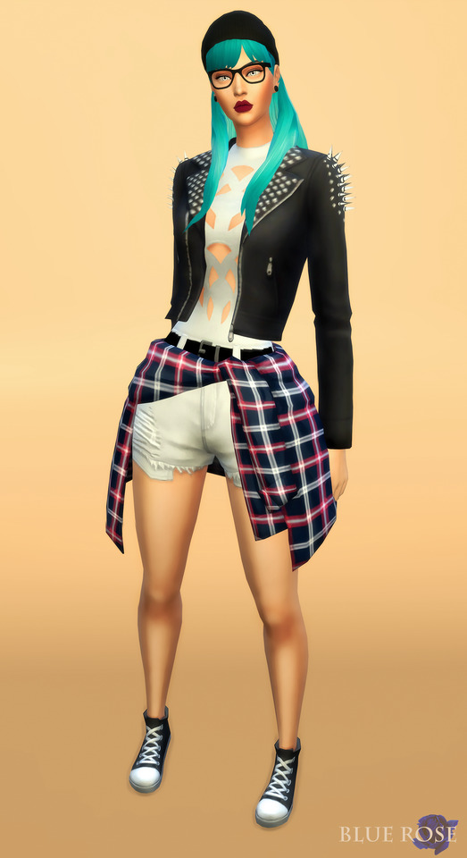 S4 CC Clothing — bluerose-sims: Lookbook MaxisMatch #1 Alma Ross...