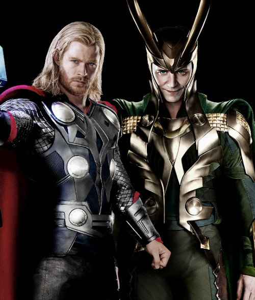 tomhiddleston-loki:Loki and Thor through the years