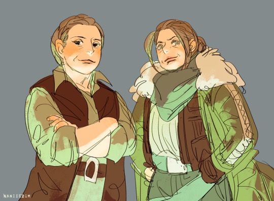 GENERALS Leia Organa and Jyn Erso. They are both TINY but terrifying.