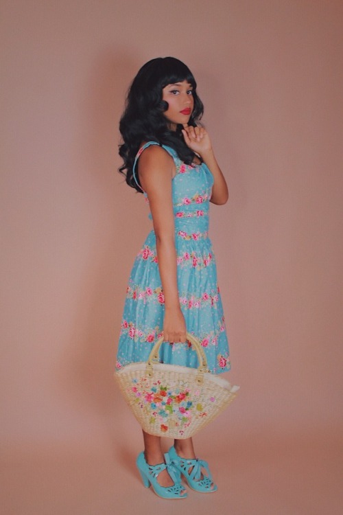 randinicholejoan:DRESS: Voodoo VixenSHOES: Bettie PageBAG:...