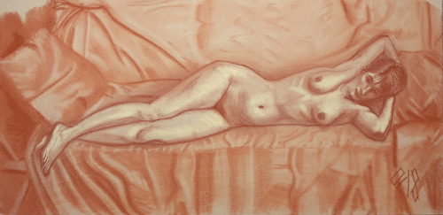 takemetoyourtoaster:Pastel life drawing by Owen...