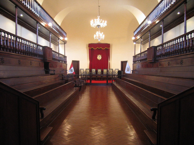  El Salón General, uno de los espacios históricos de la sede sanmarquina. Foto: CCSM    